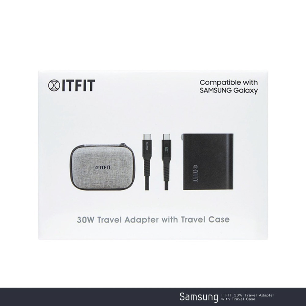 Samsung三星 原廠 ITFIT 30W PD雙孔+60W 3A 雙Type-C 快充組 (ITFITPW11)-細節圖11