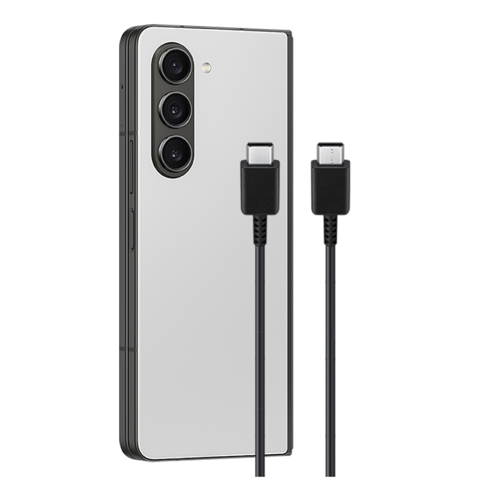 SAMSUNG 原廠 Z Fold7 Flip7適用 3A,1m Type C to Type C線-黑 (DA705)-細節圖3