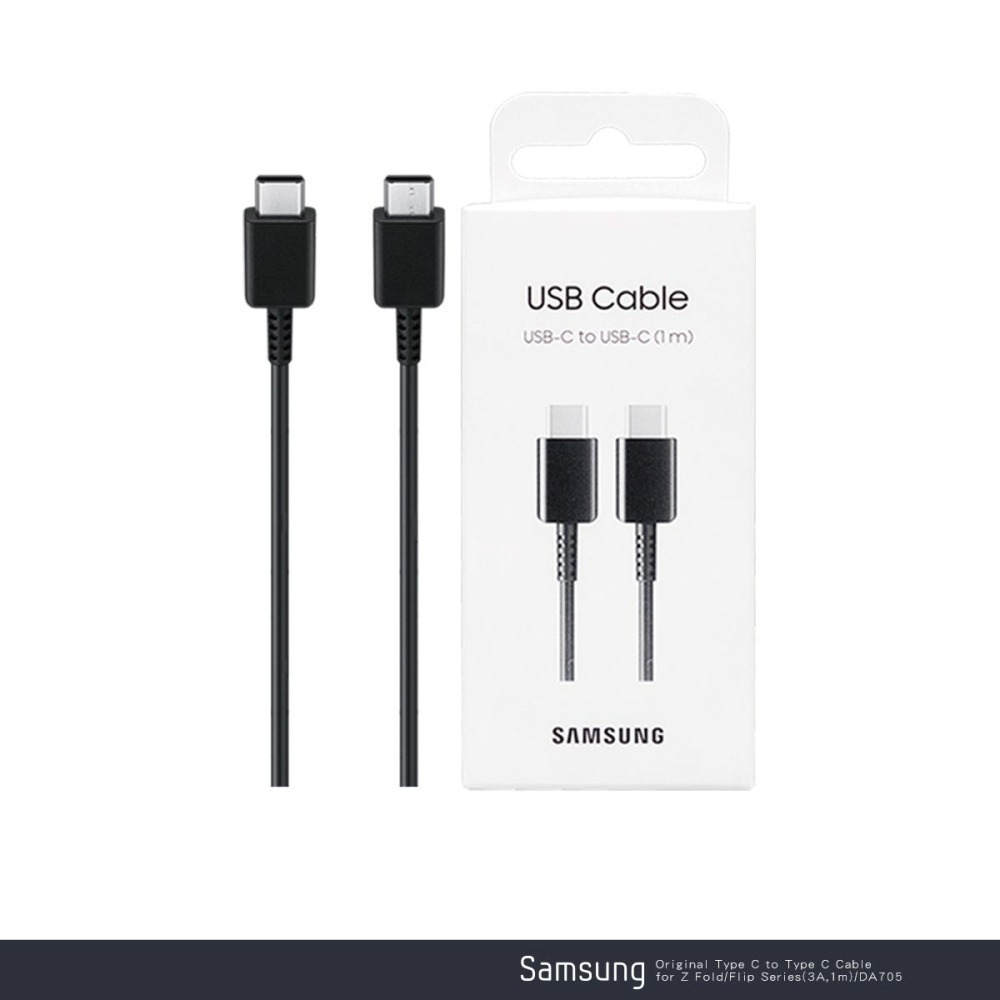 SAMSUNG 原廠 Z Fold7 Flip7適用 3A,1m Type C to Type C線-黑 (DA705)-細節圖11