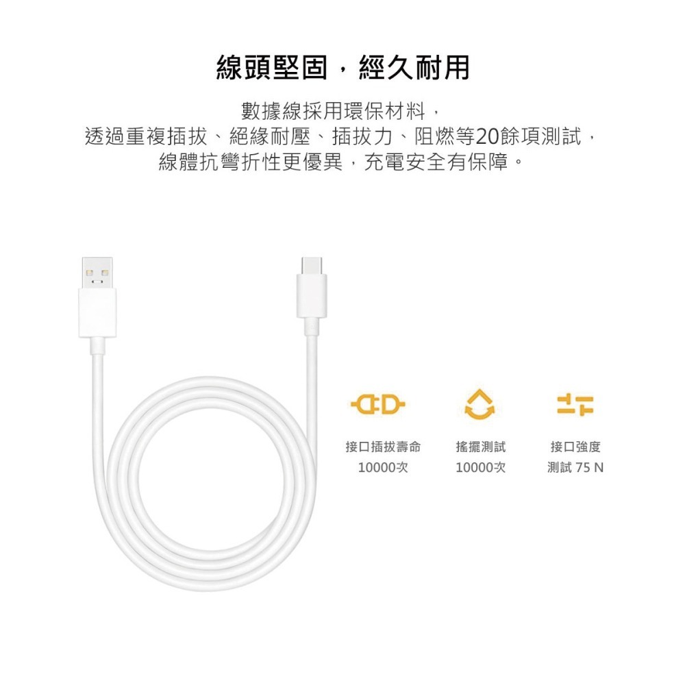 OPPO 原廠DL129 10A Type-C 超級閃充充電線 SuperVOOC (盒裝)-細節圖9