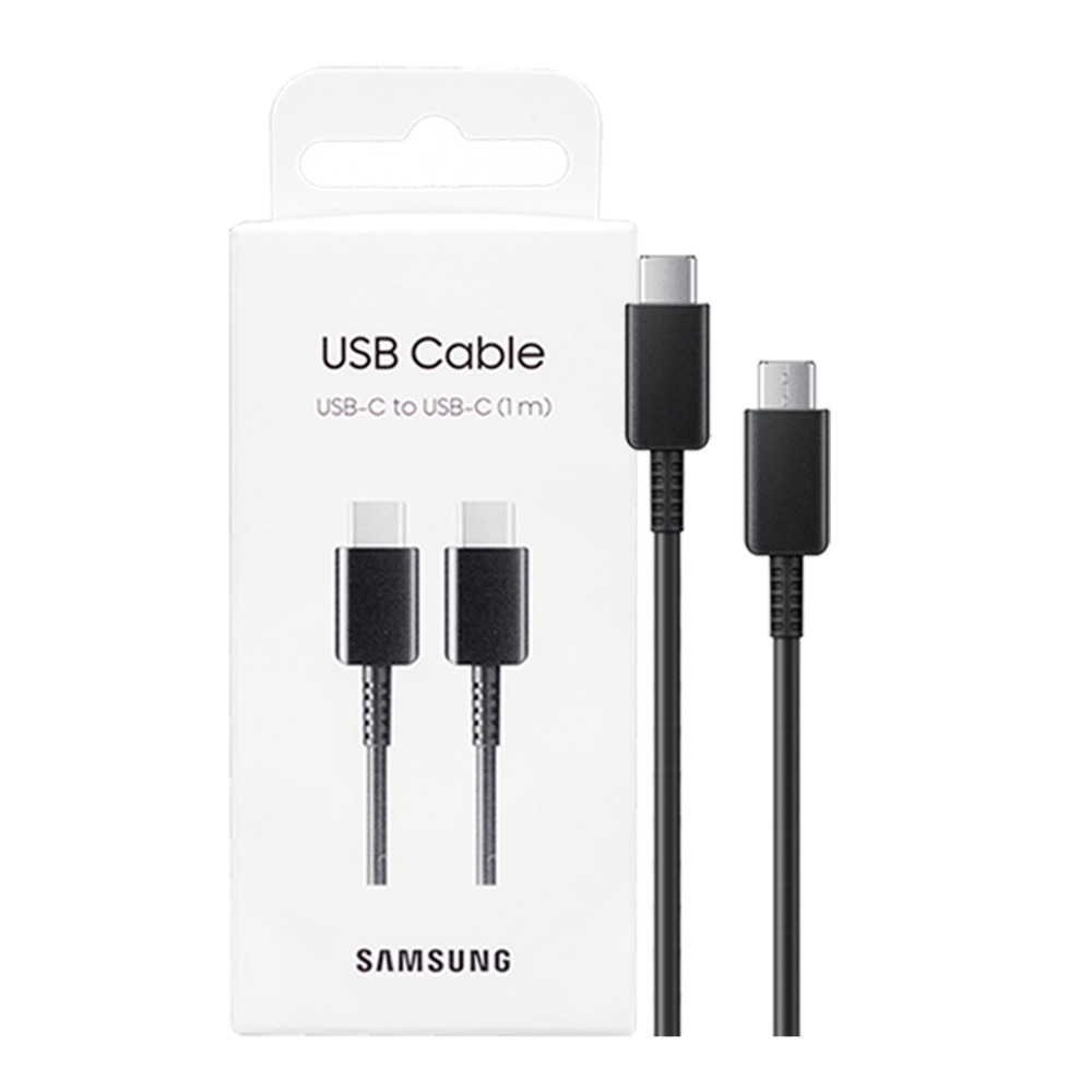 Samsung 三星 原廠S25 S24系列 3A,1m Type-C to Type-C 線-黑【DA705/盒裝】-細節圖2