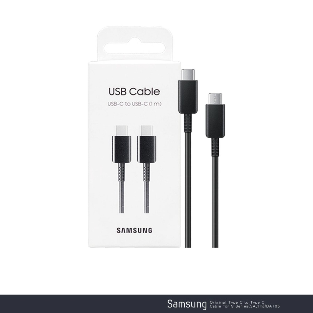 Samsung 三星 原廠S25 S24系列 3A,1m Type-C to Type-C 線-黑【DA705/盒裝】-細節圖11