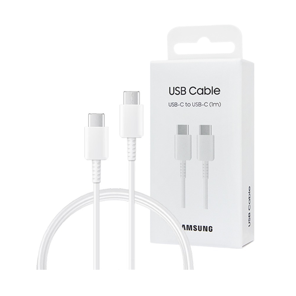Samsung 三星 原廠S25 S24系列 3A,1m Type-C to Type-C 線-白【DA705/盒裝】-細節圖2