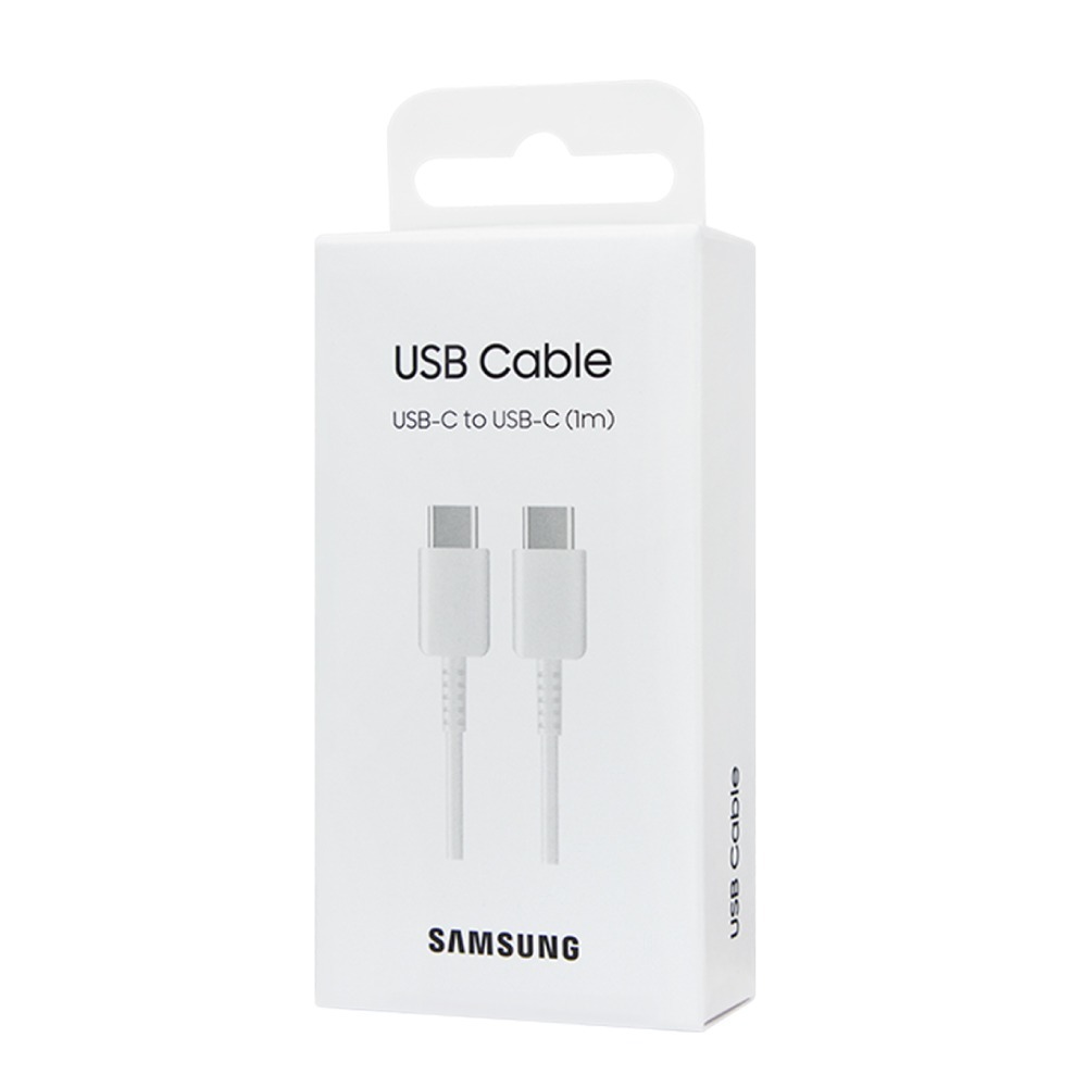 Samsung 三星 原廠S25 S24系列 3A,1m Type-C to Type-C 線-白【DA705/盒裝】-細節圖3
