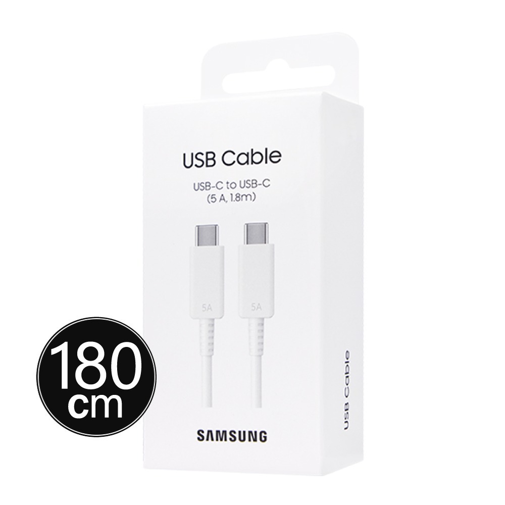 SAMSUNG 原廠 Z Fold7 Flip7適用 5A,1.8m Type C to Type C線 (DX510)-細節圖3