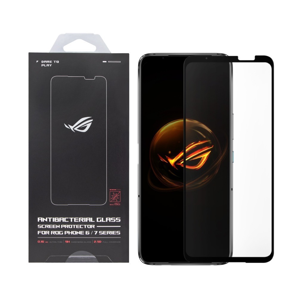 ASUS 原廠 ROG Phone 8 / 7 / 6系列 抗菌玻璃保護貼 (AY2302) 盒裝公司貨-細節圖3