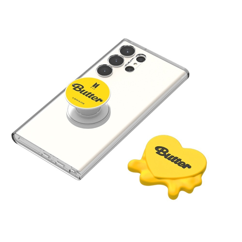 Samsung 三星 原廠 Galaxy S23系列 BTS 聯名 -Butter 指環支架 (適用 透明多功能保護殼)-細節圖5