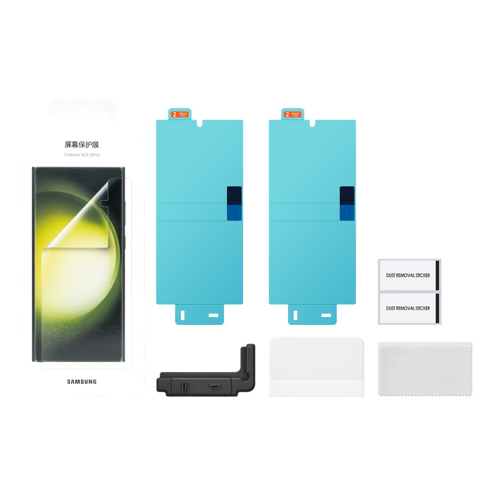 SAMSUNG Galaxy S23 Ultra 5G 原廠螢幕保護貼 - 透明 (EF-US918)-細節圖3