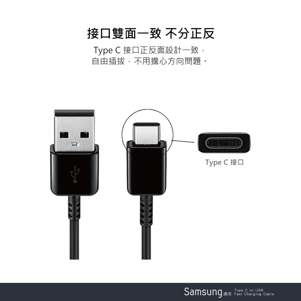 SAMSUNG 三星製造 Type C to USB 快充充電線_A系列適用 (袋裝)-細節圖11