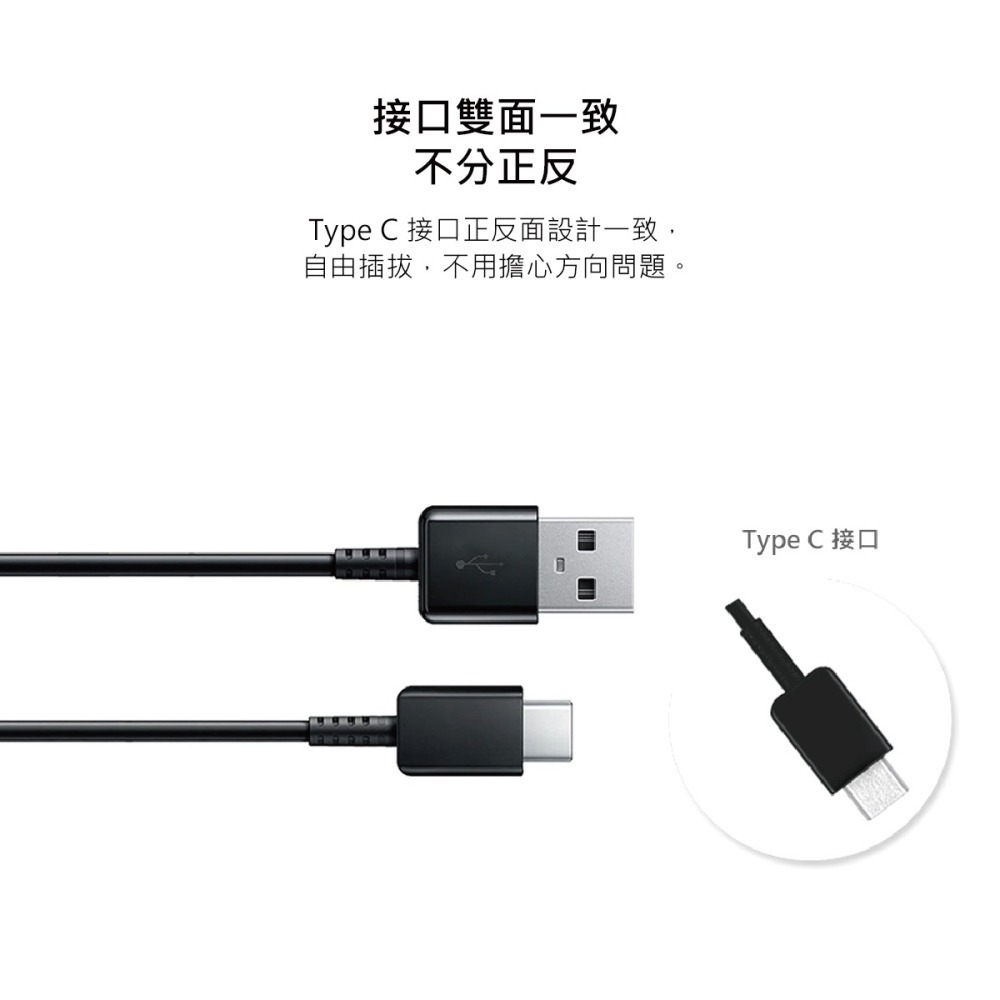 【2入】SAMSUNG 三星製造 Type C to USB 快充充電線 (袋裝)-細節圖10