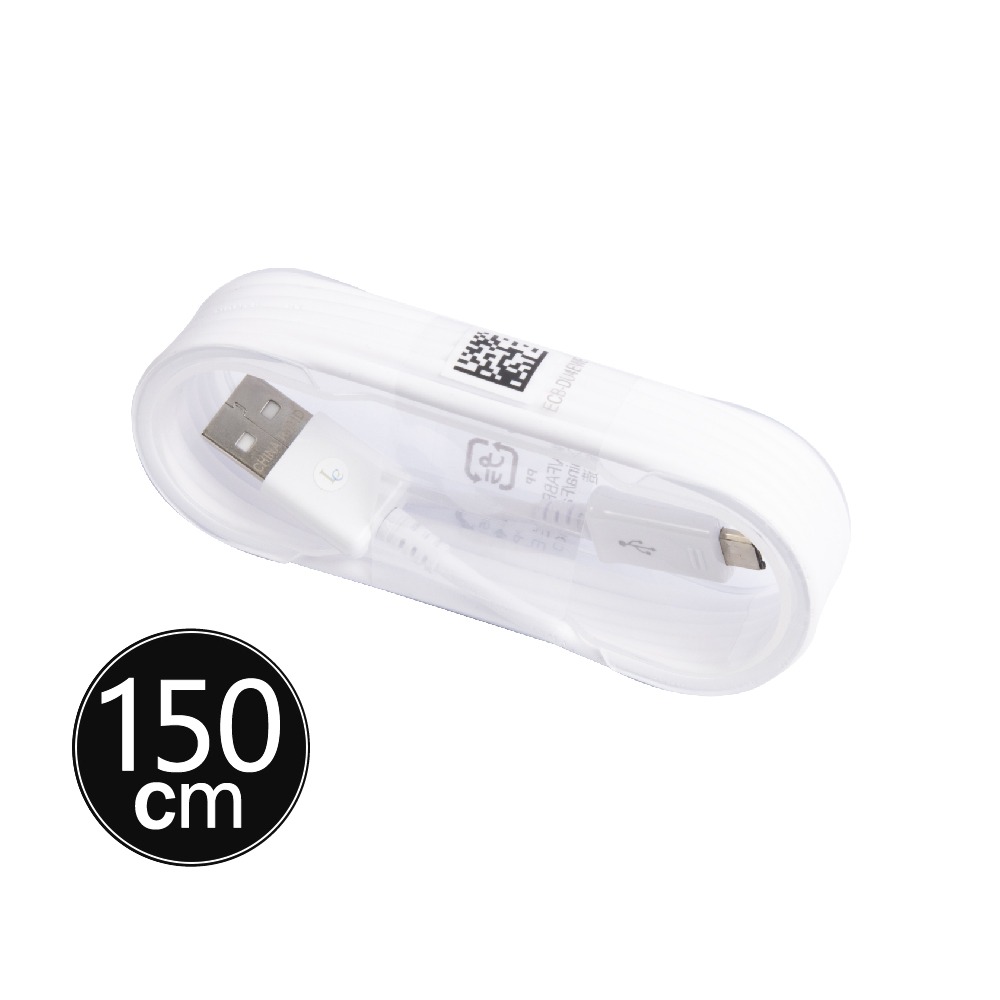 SAMSUNG 三星製造 Note/S系列 Micro USB 充電線-1.5m/白 (袋裝)-細節圖5