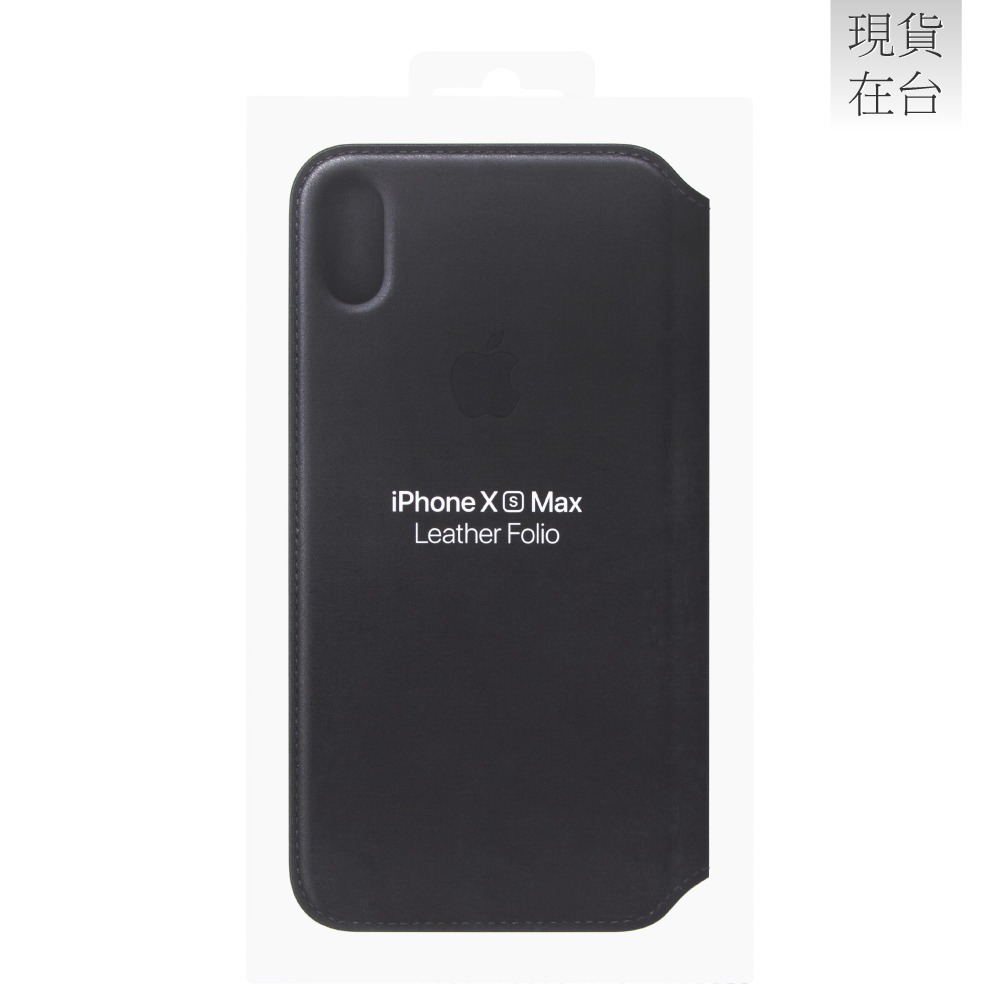 Apple 原廠 iPhone Xs Max Leather Folio 皮革雙面夾 黑 (台灣公司貨)-細節圖3