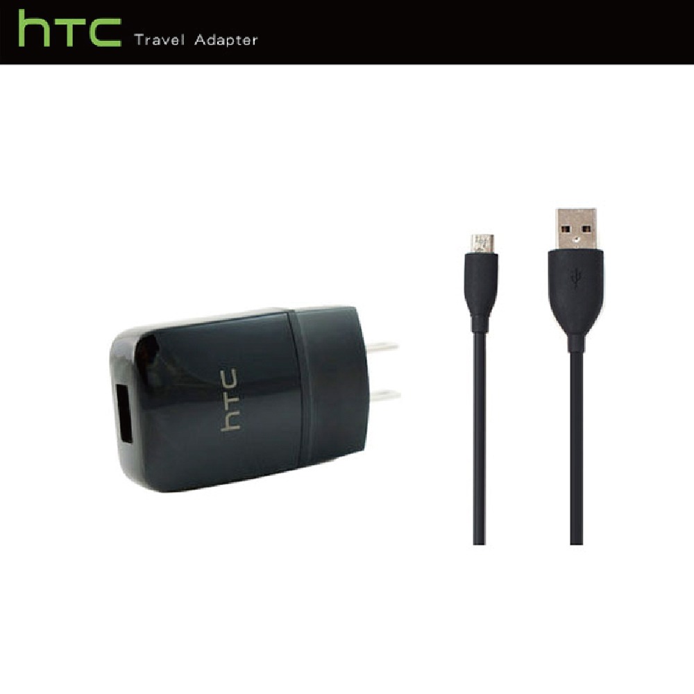 HTC TC P900-US 5V/1.5A 原廠旅充頭+M410原廠傳輸充電線組 (密封袋裝)-細節圖2