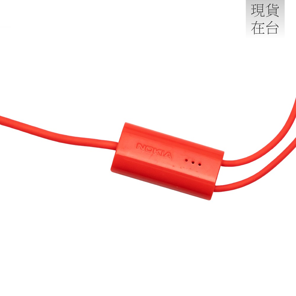 NOKIA 原廠 平耳式耳機 WH-108 - 紅色  (密封袋裝)-細節圖3