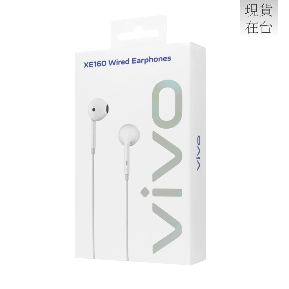 VIVO 原廠 XE160 半入耳式 Type-C線控耳機 - 白色 (盒裝)-細節圖3
