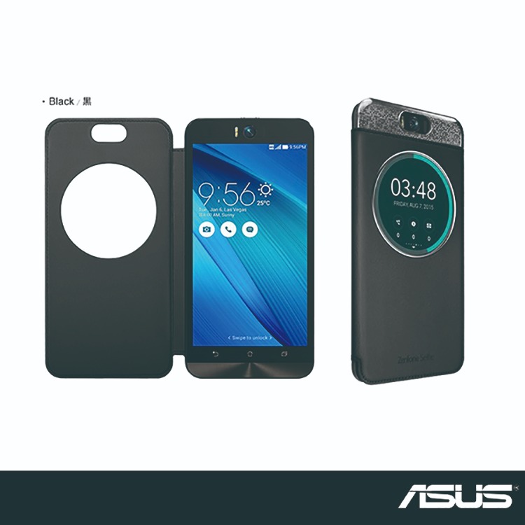 【買一送一】ASUS Zenfone Selfie ZD551KL專用 5.5吋原廠透視皮套 (台灣代理商-盒裝)-細節圖5