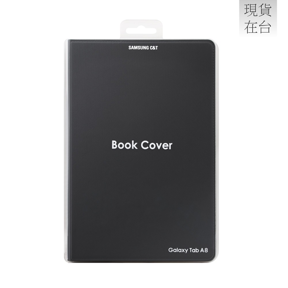 SAMSUNG C&T ITFIT Galaxy Tab A8 X200/X205適用 原廠書本式保護殼 - 黑-細節圖2