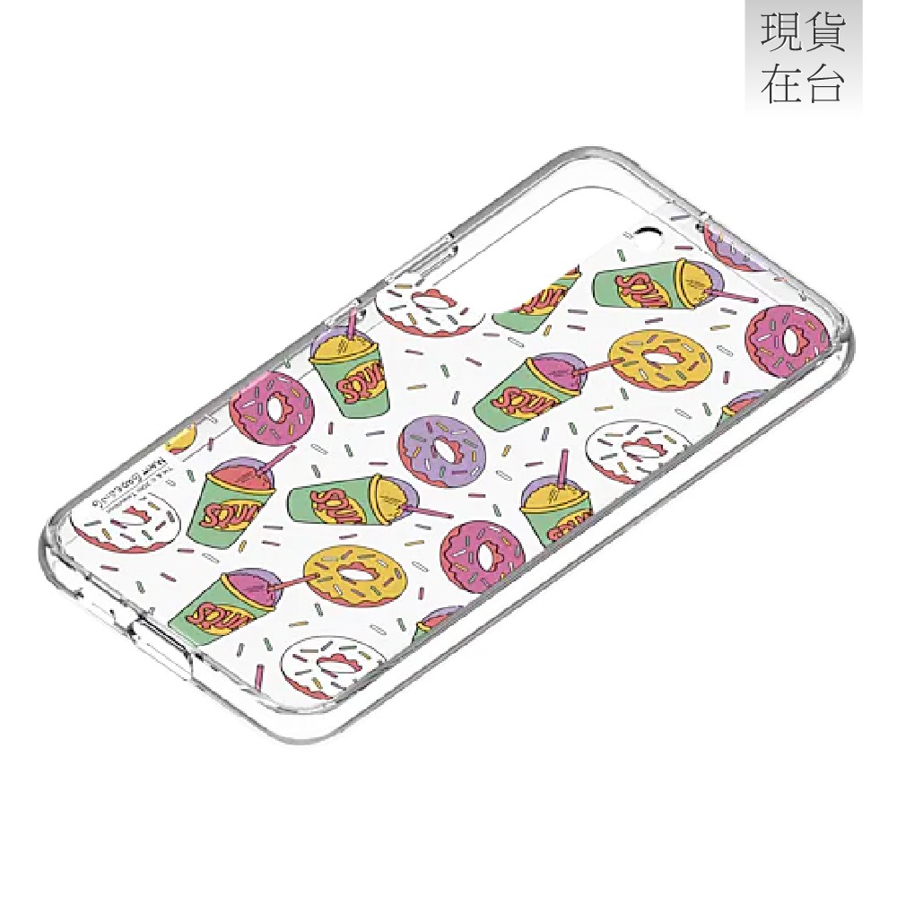 SAMSUNG 原廠 SIMPSONS聯名背板 for S22+ 邊框背蓋兩用保護殼(公司貨)-細節圖2