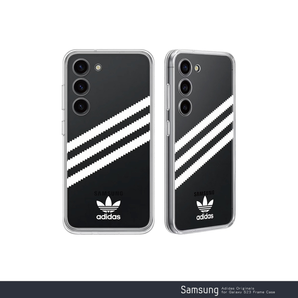 SAMSUNG 原廠 S23 Adidas 聯名背板TOS911 (適用邊框背蓋兩用保護殼)-細節圖8