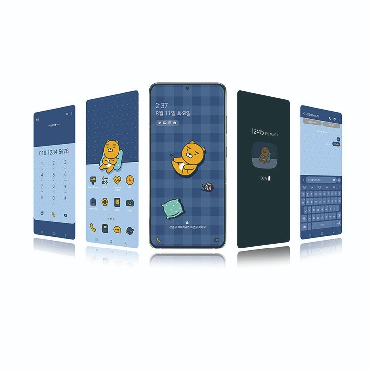 SAMSUNG Galaxy S21 5G 原廠智慧背蓋 KAKAO Friends (台灣公司貨)-細節圖7