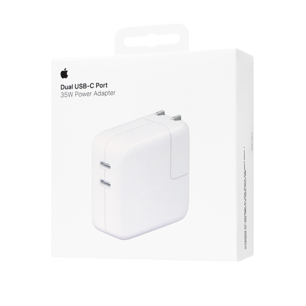 【贈保護線套】Apple 蘋果 原廠 35W 雙 USB-C 埠電源轉接器 (A2676)-細節圖3