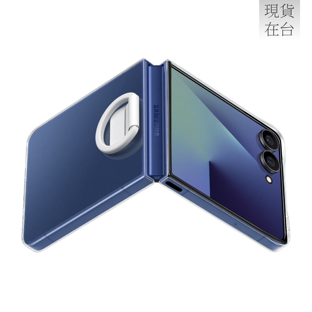 Samsung 三星 Galaxy Z Flip7 原廠透明保護殼 - 附指環扣 (EF-QF766)-細節圖8