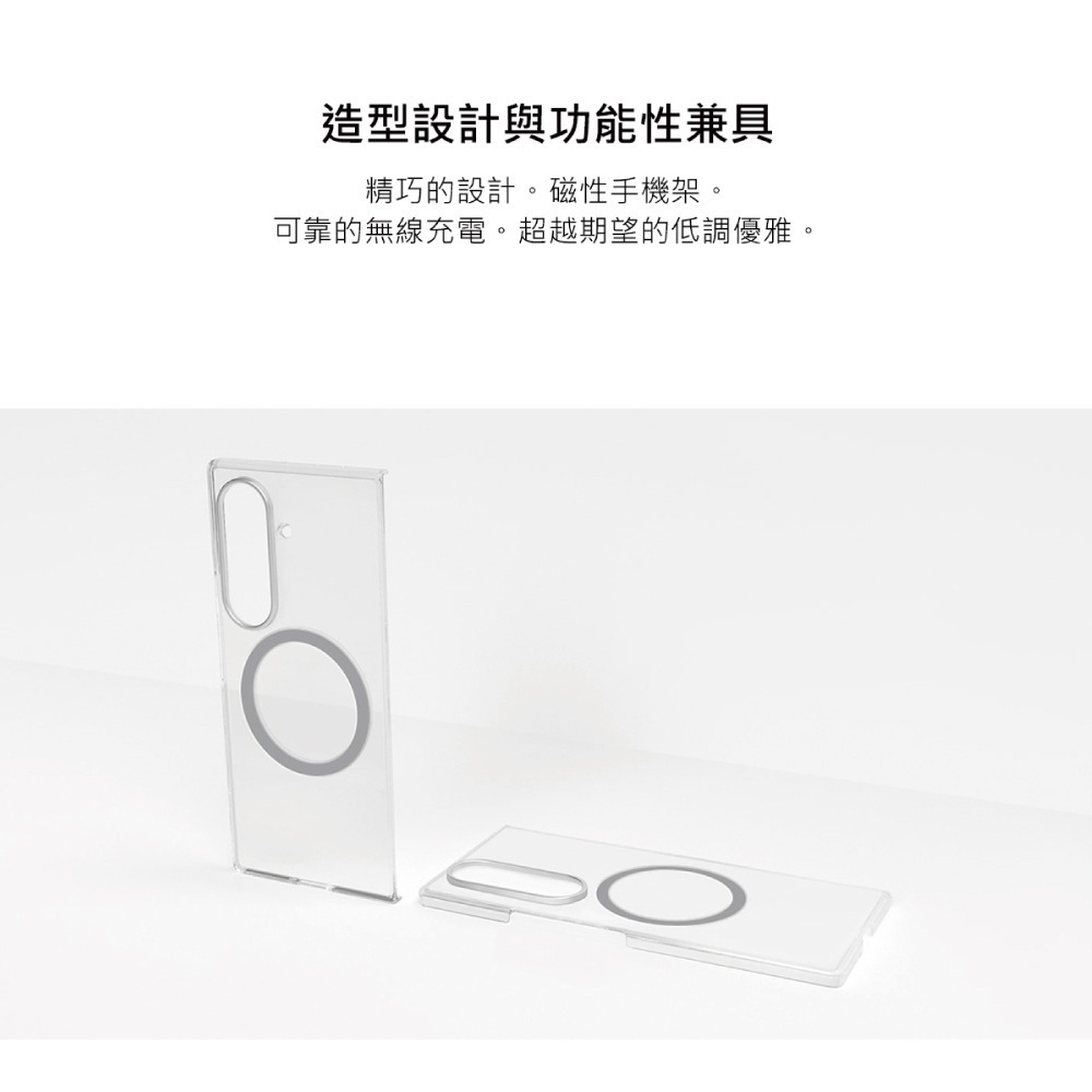 Samsung 三星 Galaxy Z Fold7 原廠透明磁吸保護殼 - 附保貼 (GP-FFF966)-細節圖10