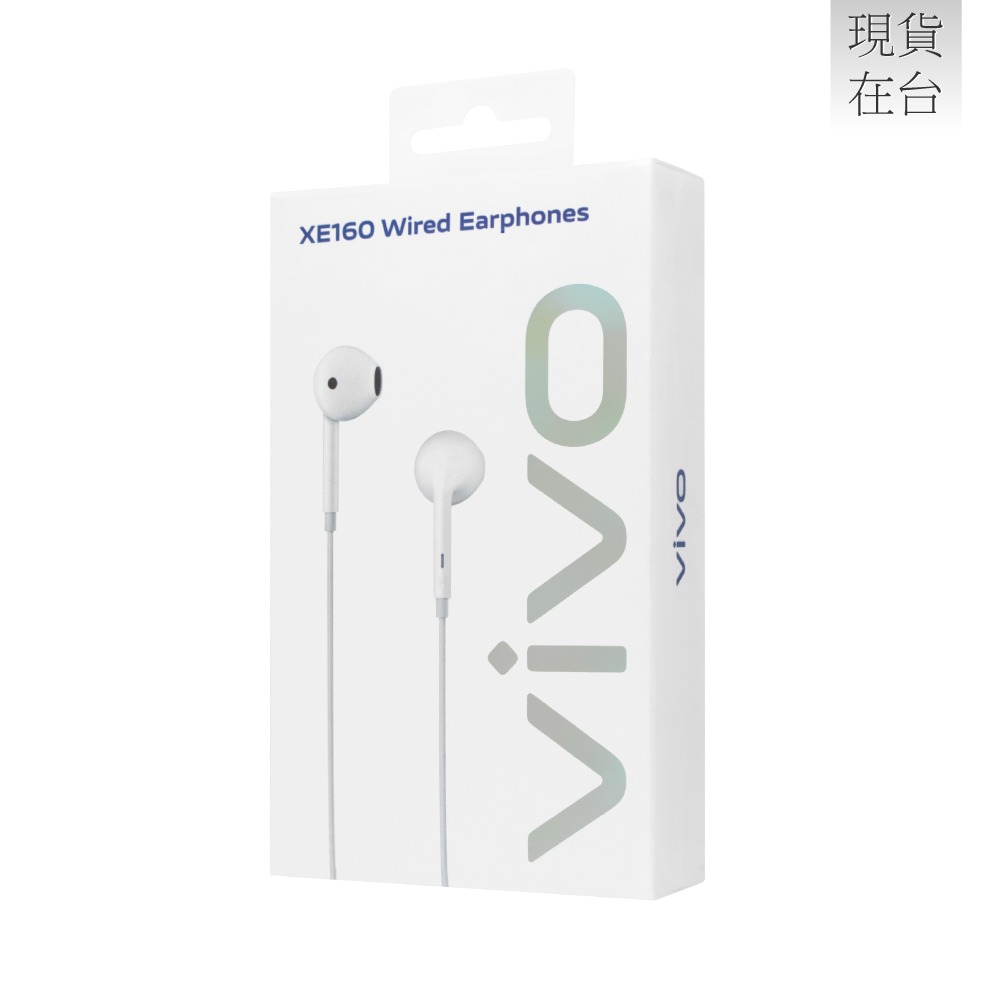 VIVO 原廠台灣公司貨 XE160 半入耳式 Type-C線控耳機 - 白色 (盒裝)-細節圖3
