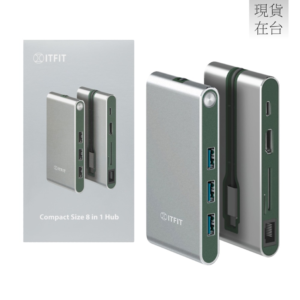 Samsung 三星 原廠 ITFIT Type C 8合1 多功能轉接器 (ITAC17)-細節圖2