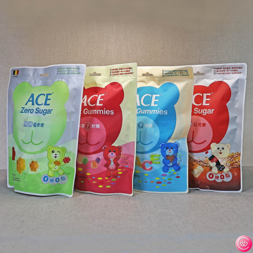 ACE Q軟糖 無糖240g/水果240g/字母240g/可樂220g