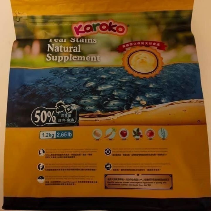 Karoko 樂果 渴樂果 淚腺保健犬 狗飼料 1.2KG/3.2KG-細節圖2