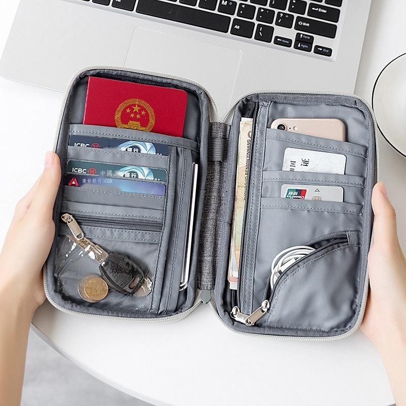 防磁護照包 收納包 多功能護照包 旅行收納包 鑰匙包 零錢包 配件包 護照夾 多功能證件包-細節圖3