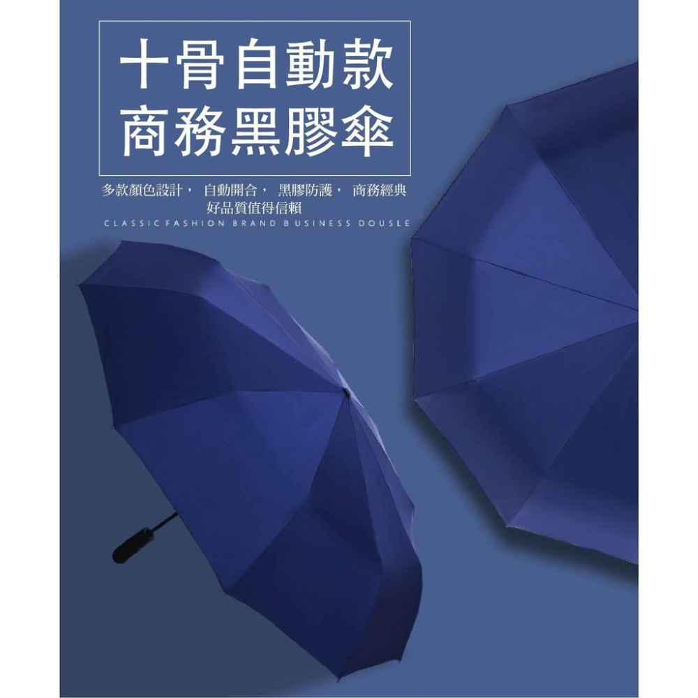 [熱賣]2020最新款 十骨自動傘 自動傘 摺疊傘 雨傘自動傘 黑膠傘 遮陽傘 自動雨傘 自動摺疊傘-細節圖3