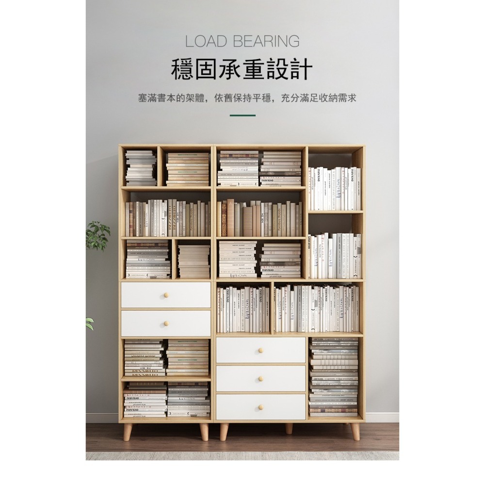 【台灣現貨 003】書櫃 收納櫃 儲物櫃 書架 簡易書櫥 靠牆置物架 收納儲物層架 多功能展示櫃 可貨到付款-細節圖4