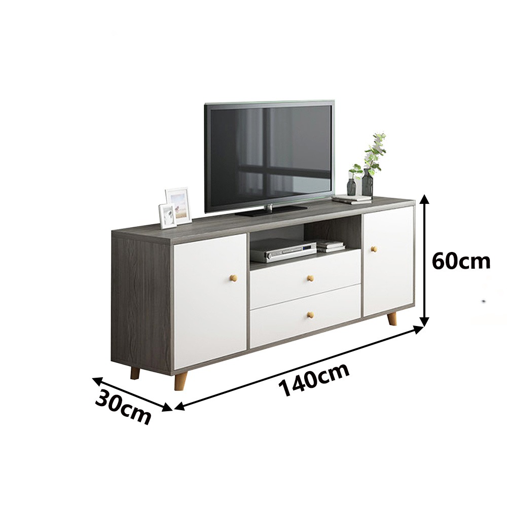 【台灣現貨058】140CM電視櫃 電視櫃  客廳長櫃 收納櫃 TV櫃 高腳電視櫃 免運 可貨到付款-細節圖7