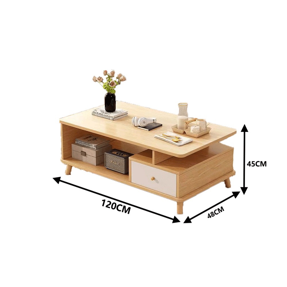 【台灣現貨 121】茶几桌  邊桌  收納茶几  抽屜收納 咖啡桌 會客桌 茶几 客廳茶几  免運 可貨到付款-細節圖7