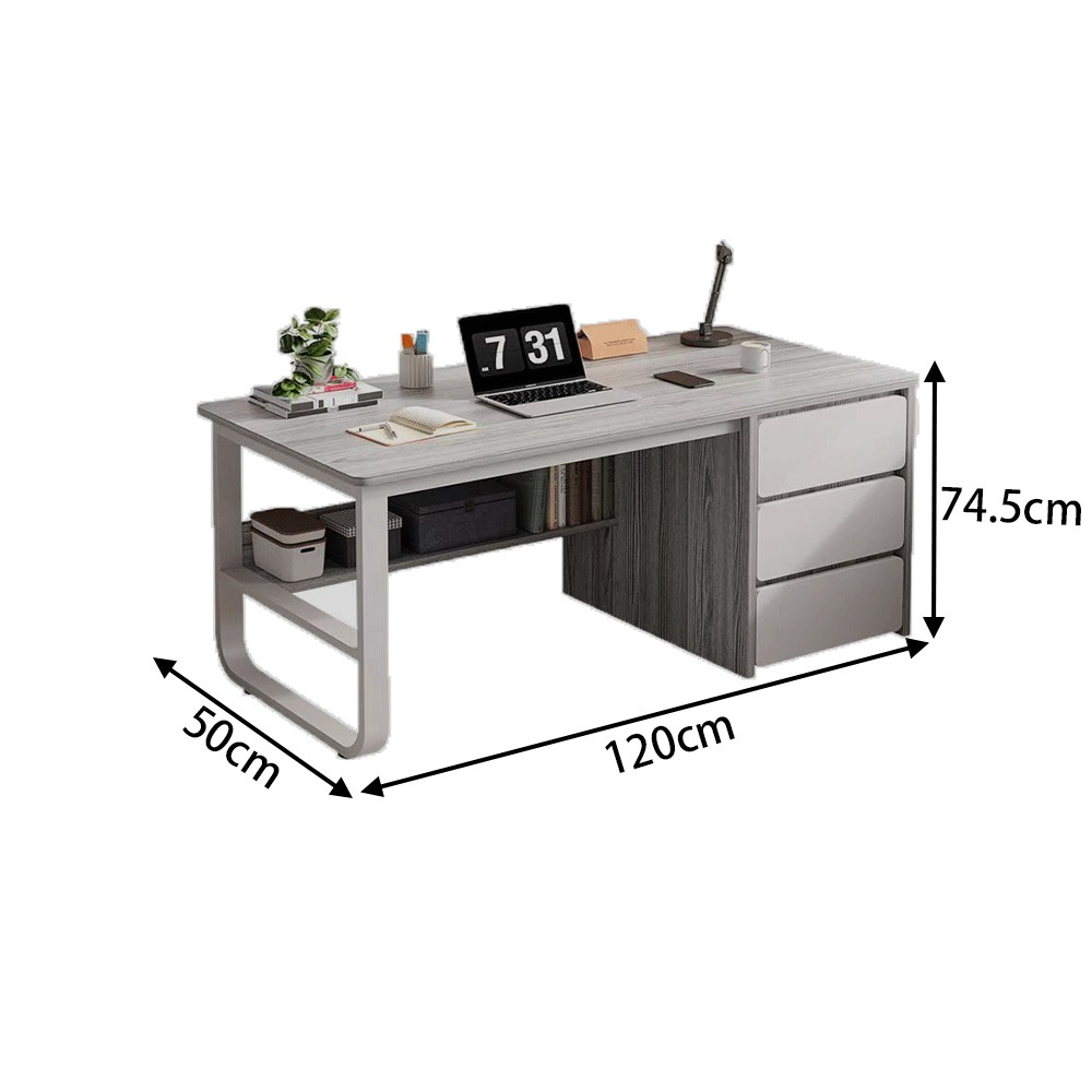 【台灣出貨 180】 書桌  電腦桌  學習桌 組裝簡單 美觀大方 辦公桌 學生桌 長桌 書桌 電腦桌 免運-細節圖7