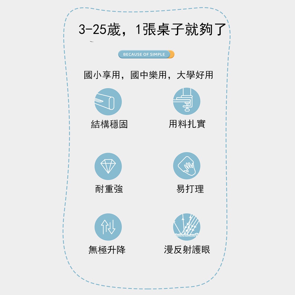 【E家工廠169】 加大桌面 兒童書桌兒童升降桌 兒童桌 電腦桌 書桌 課桌椅  兒童書桌  學習桌 書桌椅 畫畫桌-細節圖8