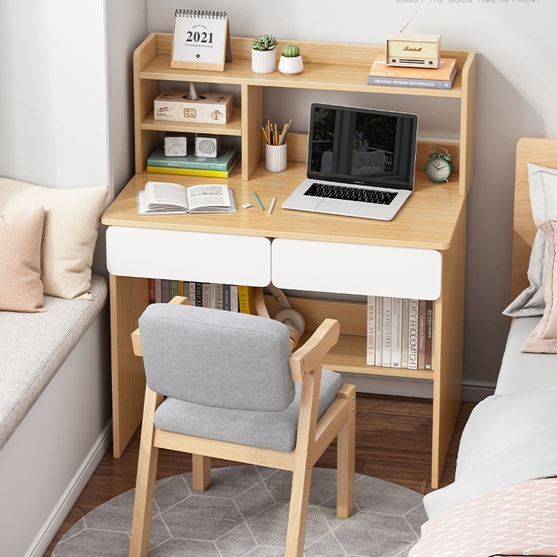 【台灣現貨 194】書桌  電腦桌  70CM工作桌 抽屜收納 DIY寫字桌 辦公桌 大桌面收納桌 免運  可貨到付款-細節圖5