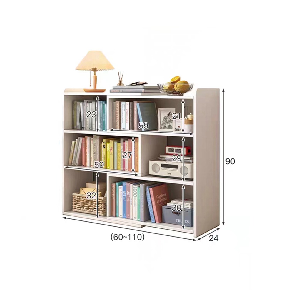 【台灣現貨 289】伸縮書櫃 書櫃 書架 簡易書櫥 靠牆置物架 收納儲物層架 儲物架 展示櫃 轉角櫃  免運-細節圖7