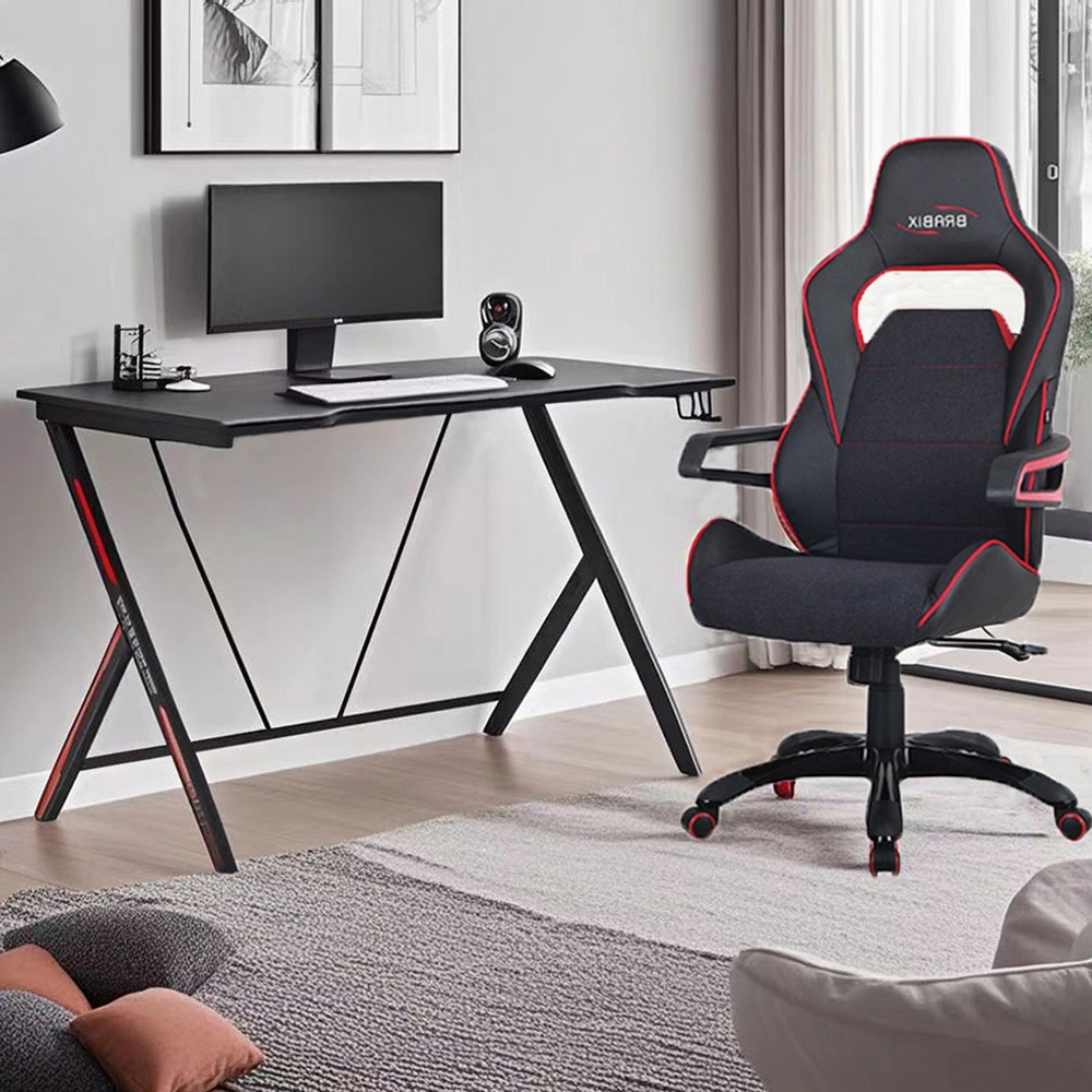 【台灣現貨 317】電競桌 電競桌椅 遊戲電競桌 電競書桌 電腦桌 書桌辦公桌 遊戲桌 免運 可貨到付款-細節圖2