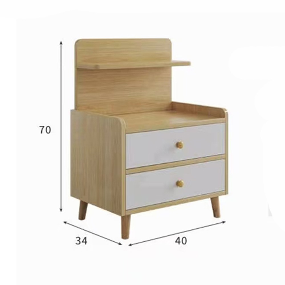【台灣現貨 304】床頭櫃 簡易床邊櫃 收納櫃 床邊桌 小型邊桌 收納櫃 抽屜櫃 免運 可貨到付款-細節圖8