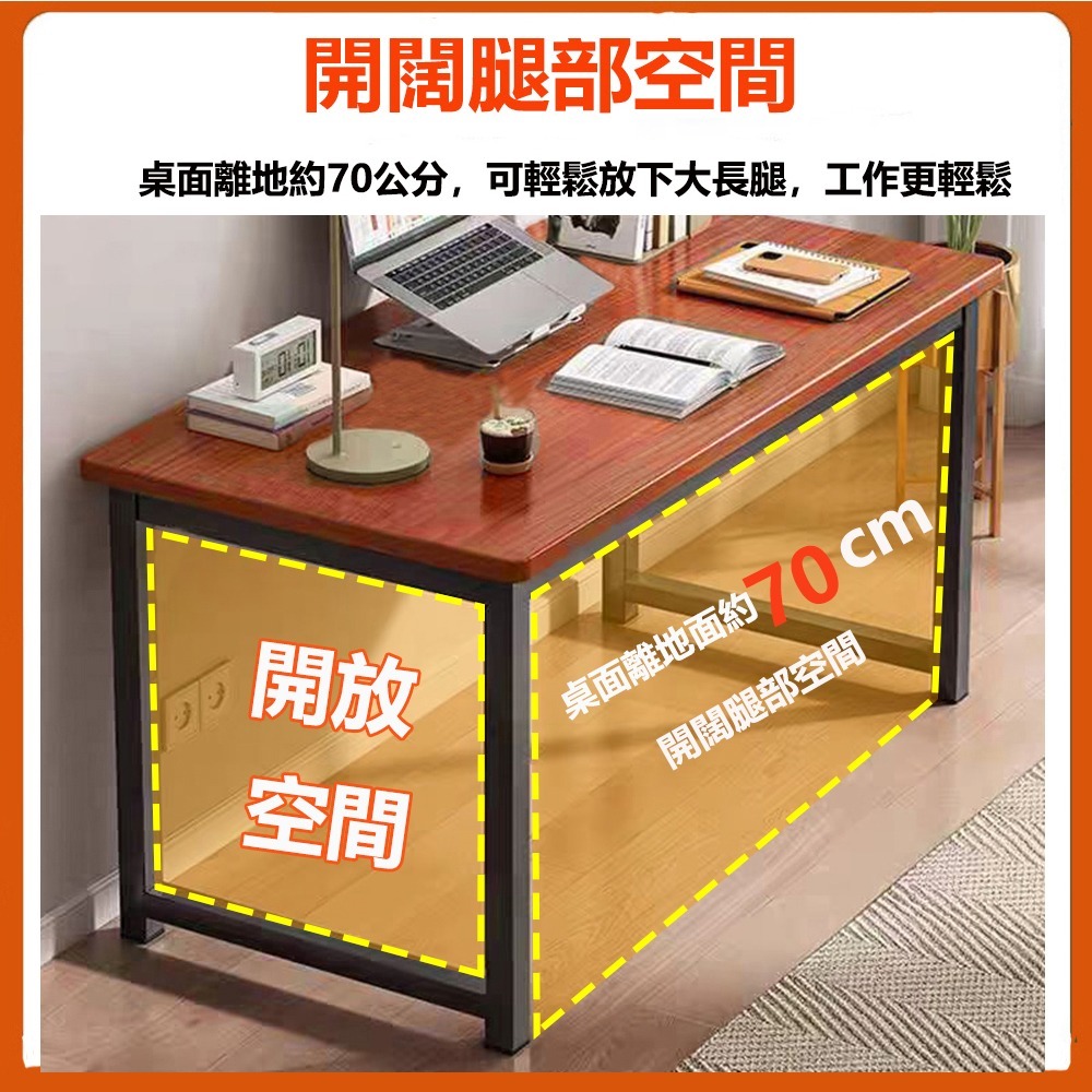 【台灣現貨 084】書桌 電腦桌 120公分書桌 工作桌 組裝簡單 桌子 長桌 學習桌 簡易書桌 方管書桌 可貨到付款-細節圖6
