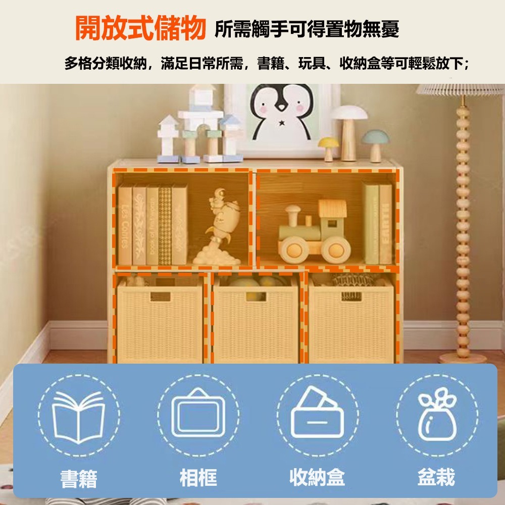 【台灣現貨 458】全實木書櫃 書架 實木書櫃 櫥櫃 展示櫃 櫃子收納櫃 展示櫃 格子櫃 層架 儲物櫃 免運 可貨到付款-細節圖3