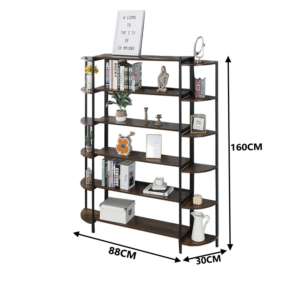 【台灣現貨164】專供出口 書架 置物架 展示架 收納架 組裝簡單 收納櫃 收納層架 多層收納架子  免運-細節圖9