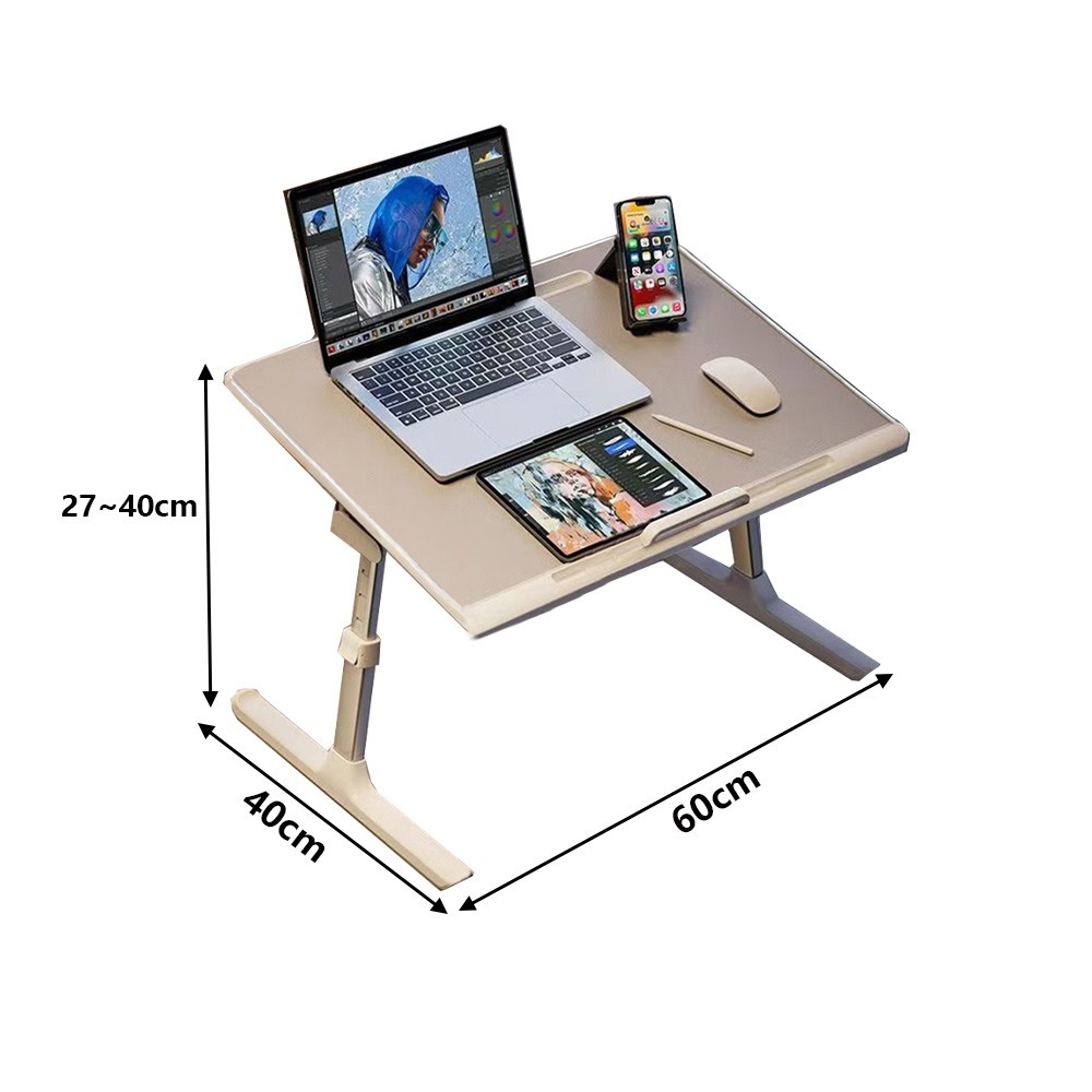 【台灣現貨 007】折疊桌 升降桌 折疊升降床上懶人桌 學習桌 家用學習書桌 簡約臥室電腦桌 書桌 免運 可貨到付款-細節圖7