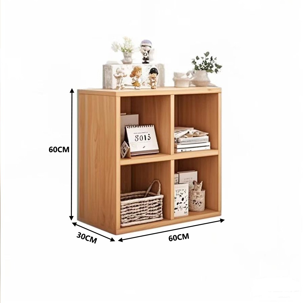 【台灣現貨 015】收納櫃 書櫃 書架 展示櫃 櫃子收納櫃 格子櫃 層架 儲物櫃 四格櫃 免運 可貨到付款-細節圖7