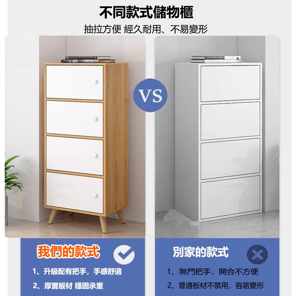 【台灣現貨 154】收納櫃 書櫃 五格櫃帶腳 書架 木櫃 置物櫃 儲藏櫃 儲物櫃 格子櫃 免運 可貨到付款-細節圖3