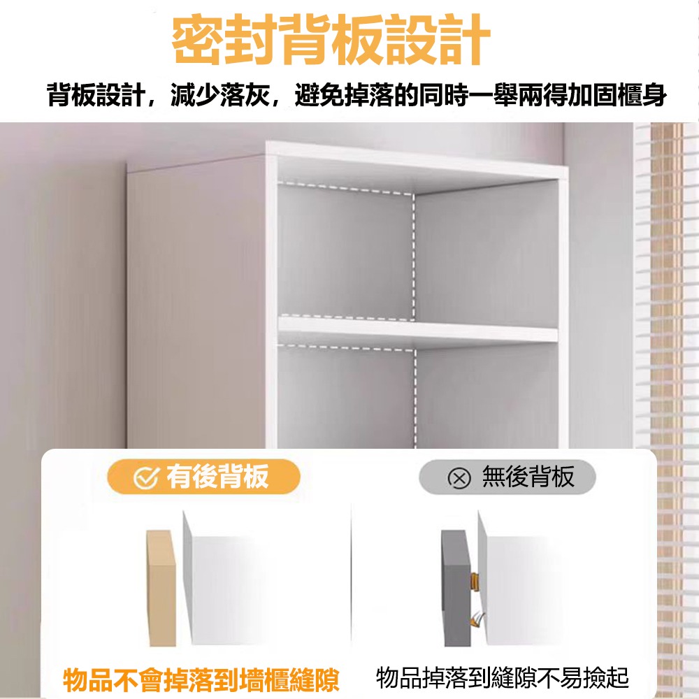【台灣現貨 190】60公分三層書櫃 2尺書架 展示櫃 櫃子收納櫃 格子櫃 三格櫃 儲物櫃 置物櫃 收納櫃 可貨到付款-細節圖5