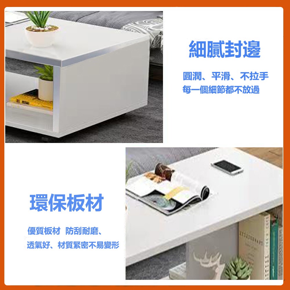 【台灣現貨 221】移動茶几 茶几桌 茶几 邊桌 收納茶几 咖啡桌 會客桌 茶几 免運  可貨到付款-細節圖8